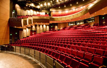Seating in the Gillian Moore Centre for the Performing Arts