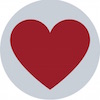 Fire Heart in Circle